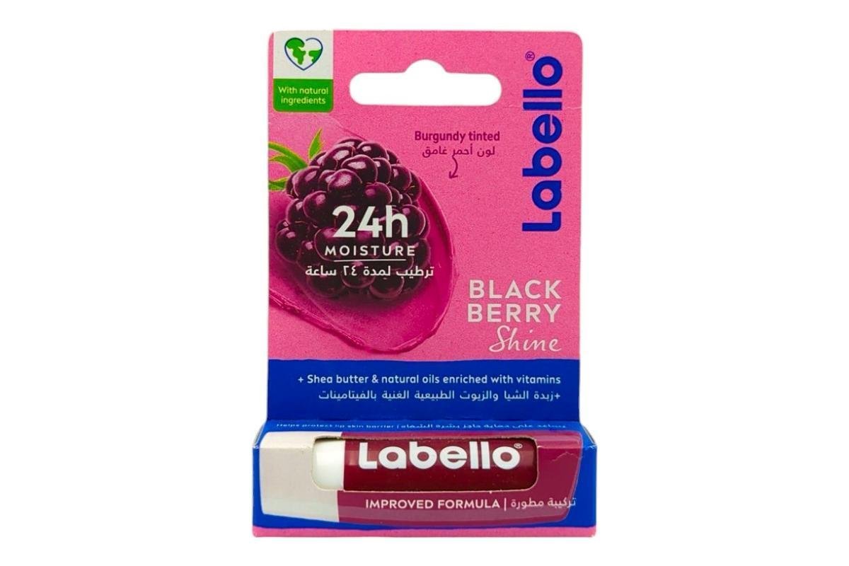 Labello Blackberry Shine Lip Balm, 4.8 g