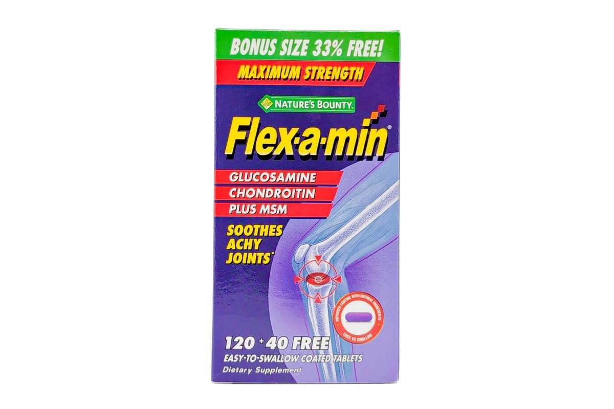 Nature'S Bounty Flex A Min Soothes Achy Joints 120+40 Free