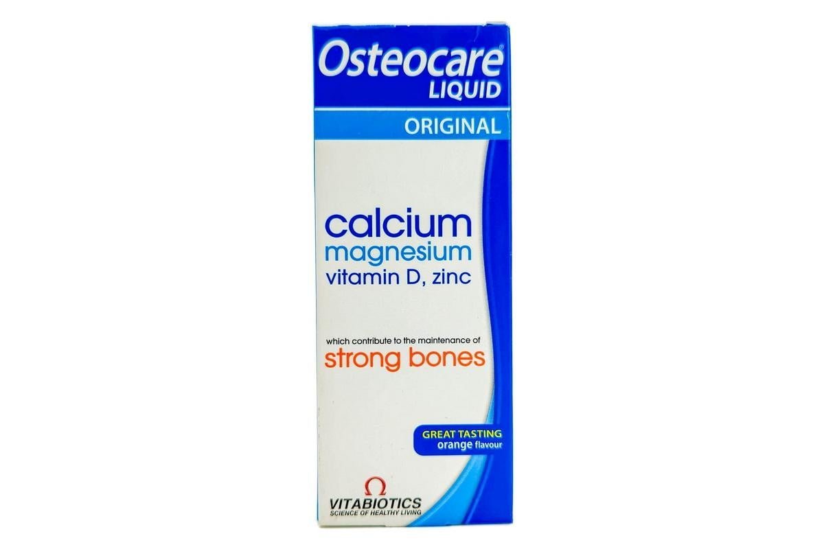 Vitabiotics Osteocare Strong Bones Liquid Food Supplement for Men, Women And Children Orange Flavor
