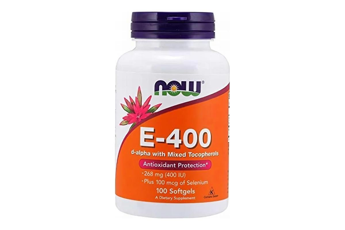 Now 400Mg Vitamin E Antioxidant Support Supplement With Tocopherols 100S Cap