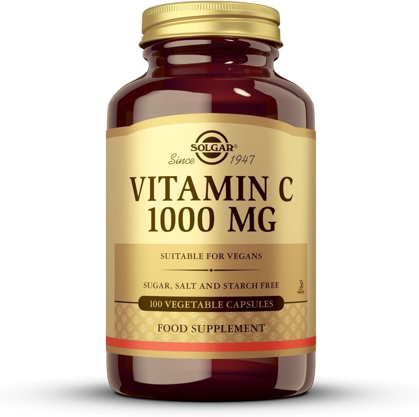Solgar Vitamin C 1000 mg 100 Vegetable Capsules