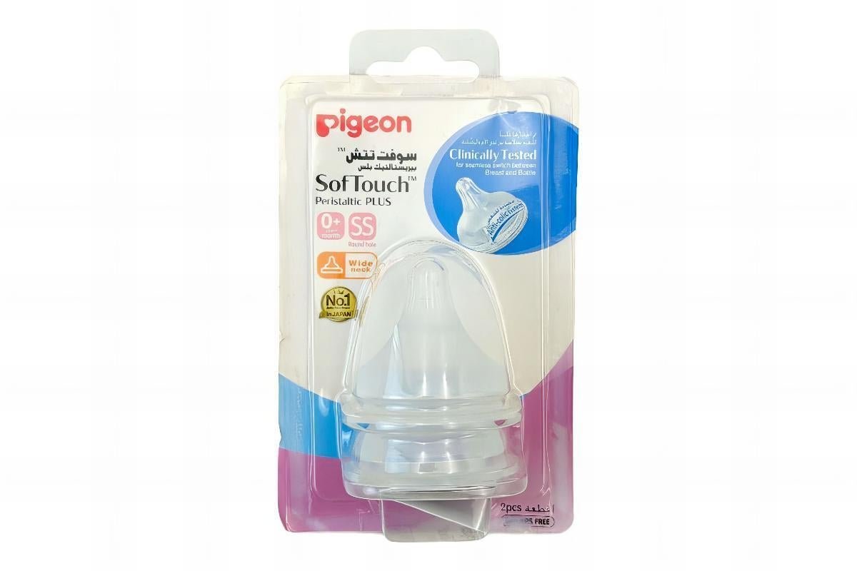 Pigeon Peristaltic Plus Nipple Ss 2 Pieces