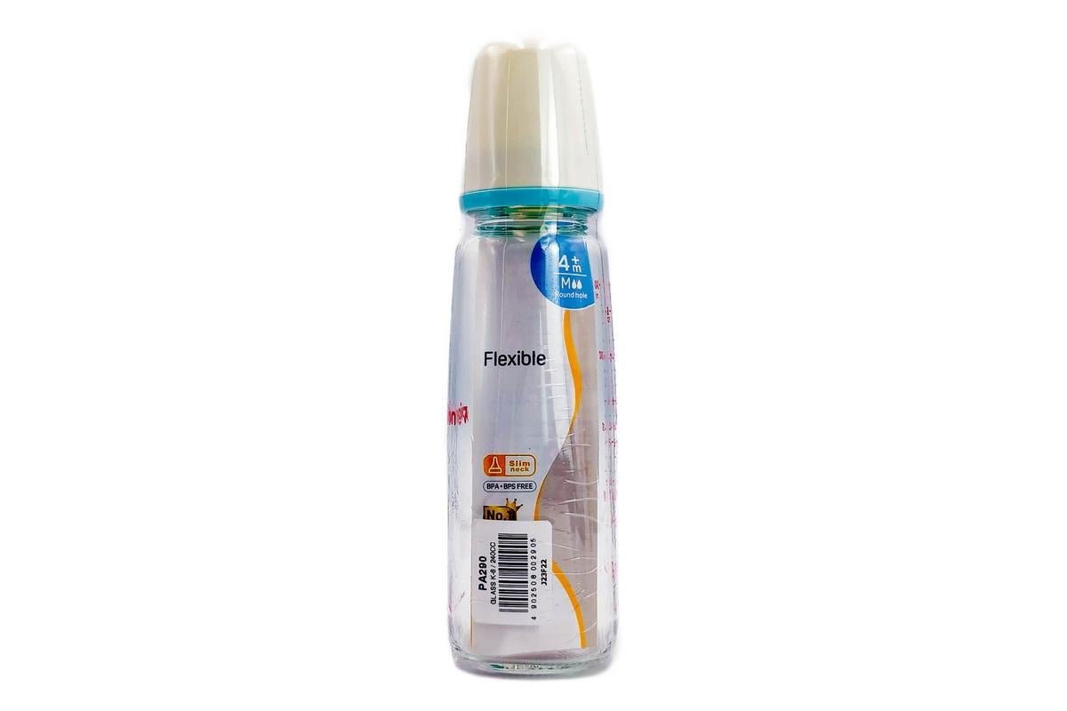 Pigeon Glass Nursing Bottle, 4-5 Months, 240ml