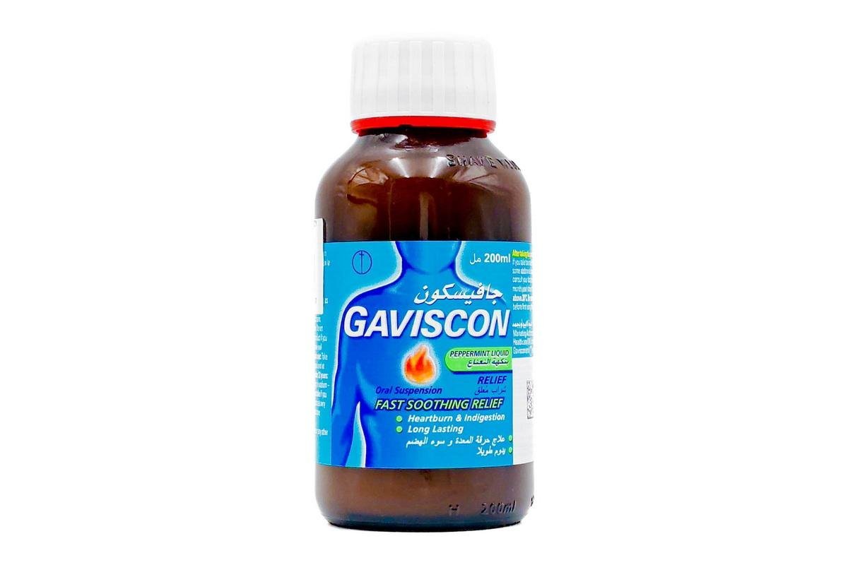 Gaviscon Peppermint Relief Fast Soothing Relief Liquid, 200ml