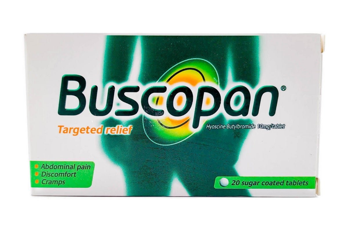 Buscopan 10 mg Tablets, 20 Count
