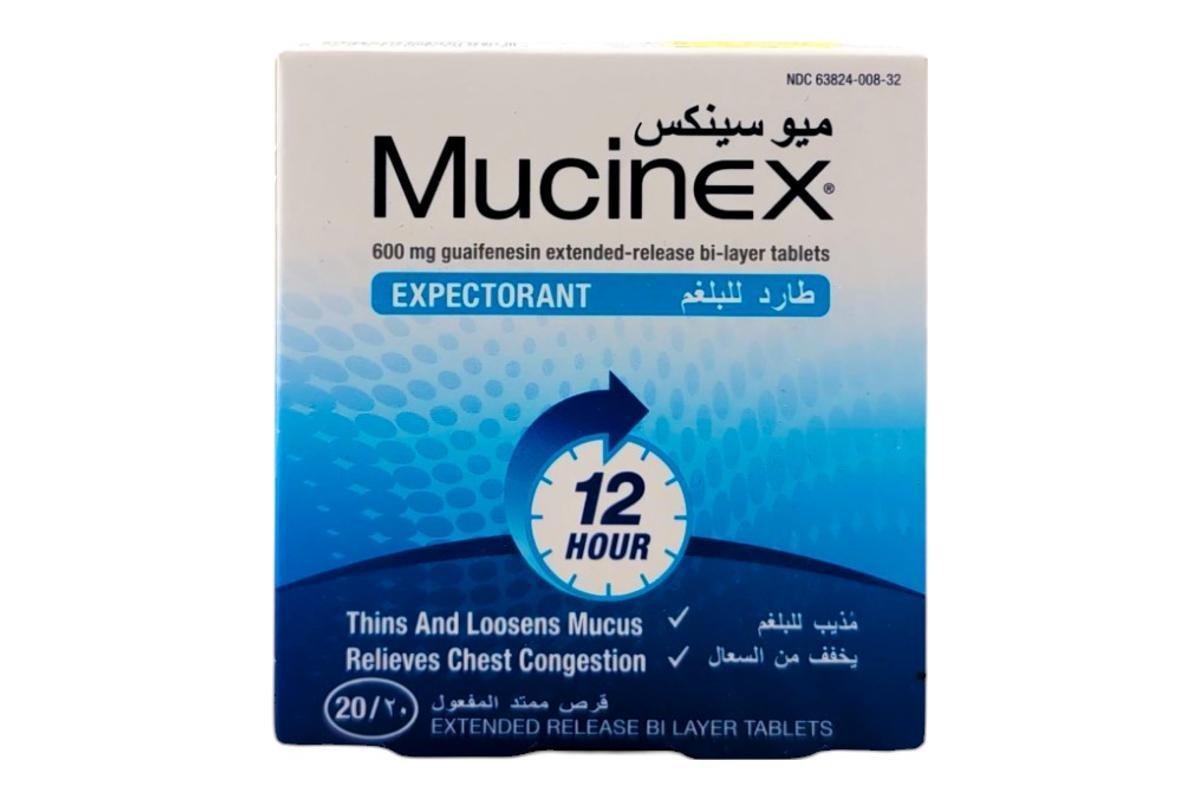 Mucinex 600 mg 20 Tablets