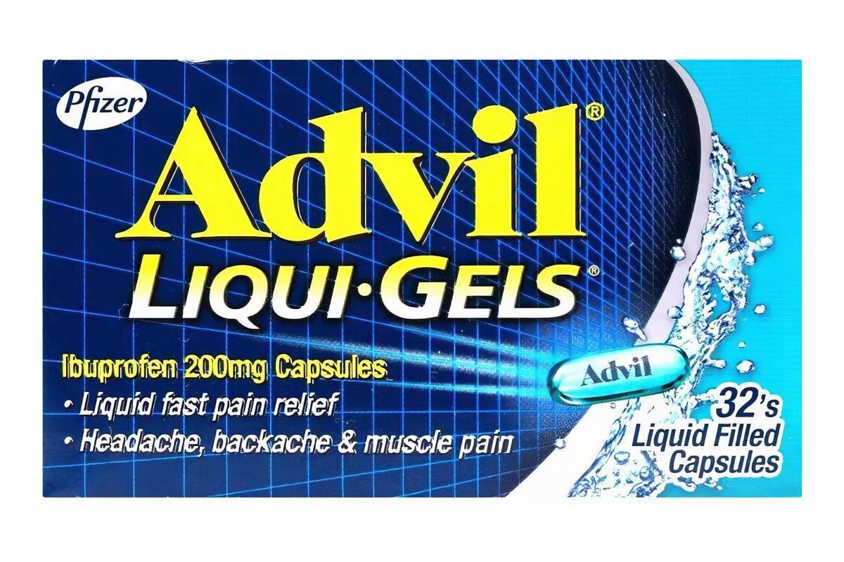 Advil Liqui-Gels Ibuprofen 200 mg Capsules, 32 Capsules