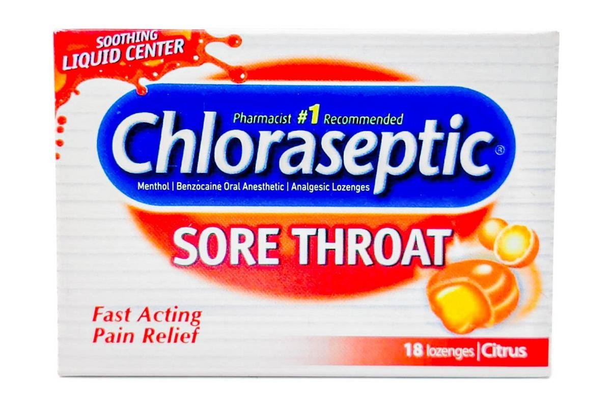 Chloraseptic Citrus Flavor 18 Lozenges