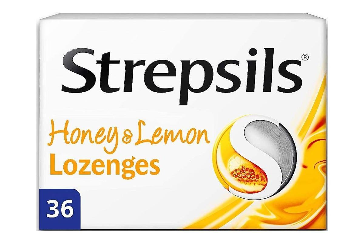 Strepsils Honey And Lemon Sore Throat Relief Lozenges, 36 Lozenges