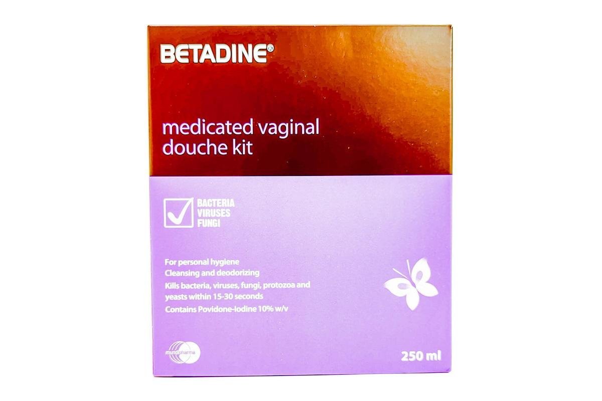 Betadine Medicated Vaginal Douche Kit 250 ml