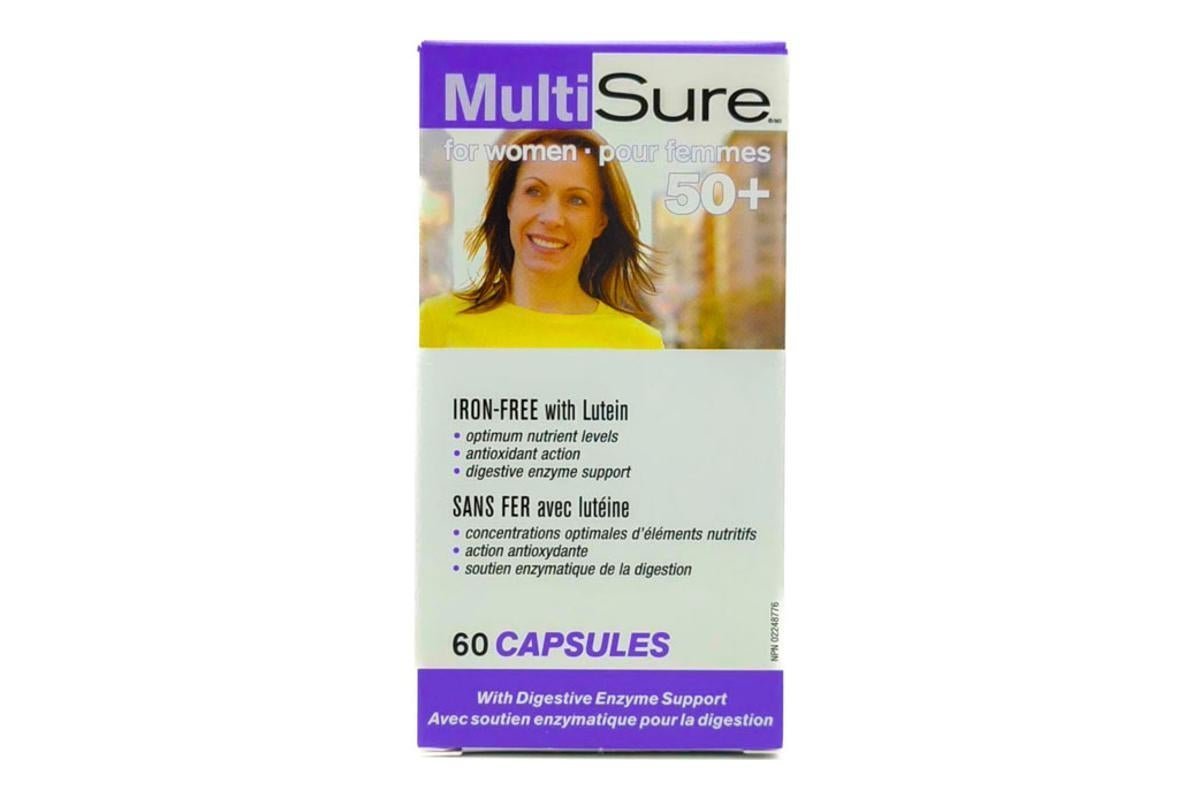 Webber Naturals Multisure For Women 50+ Capsules 60 Pieces