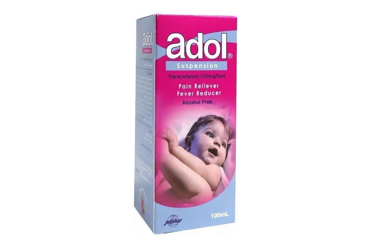 Adol 120 Mg/5ml Baby Pain Reliever and Fever Reducer, 100ml