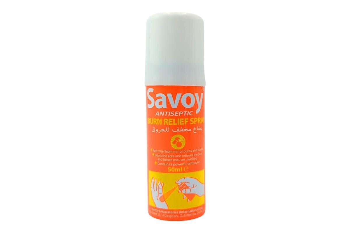 Savoy Antiseptic Burn Relief Spray 50 Ml