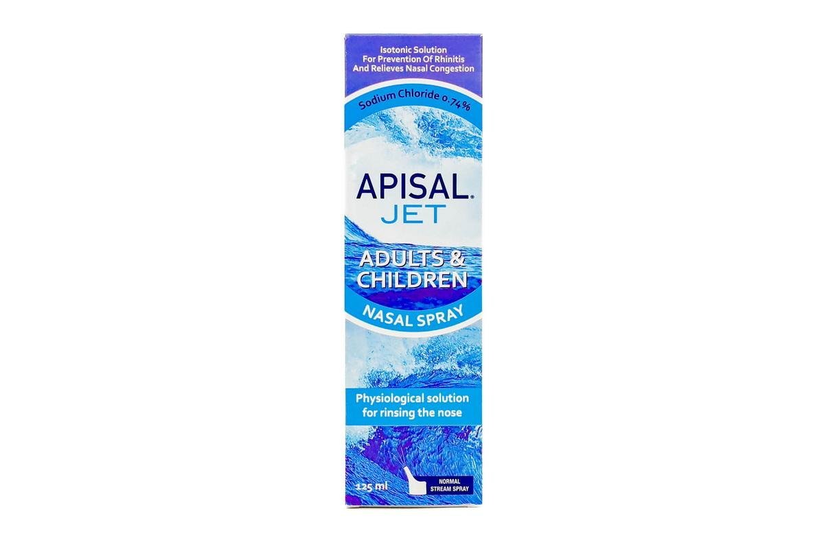 Apisal Jet Sodium Chloride Adults And Children Nasal Spray 125ml