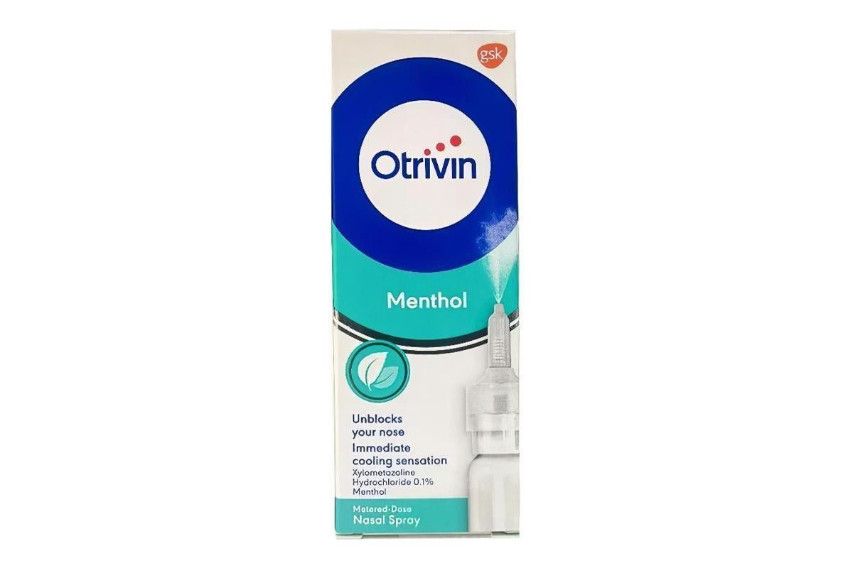 Otrivin 0.1% Menthol Metered Dose Nasal Spray, 10ml
