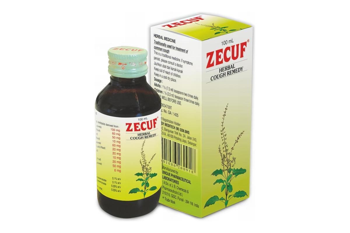 Zecuf Herbal Cough Syrup, 100ml