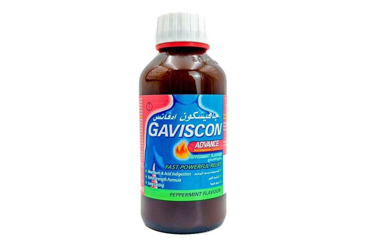 Gaviscon Advance Peppermint Flavour Fast Powerful Relief Liquid, 300ml