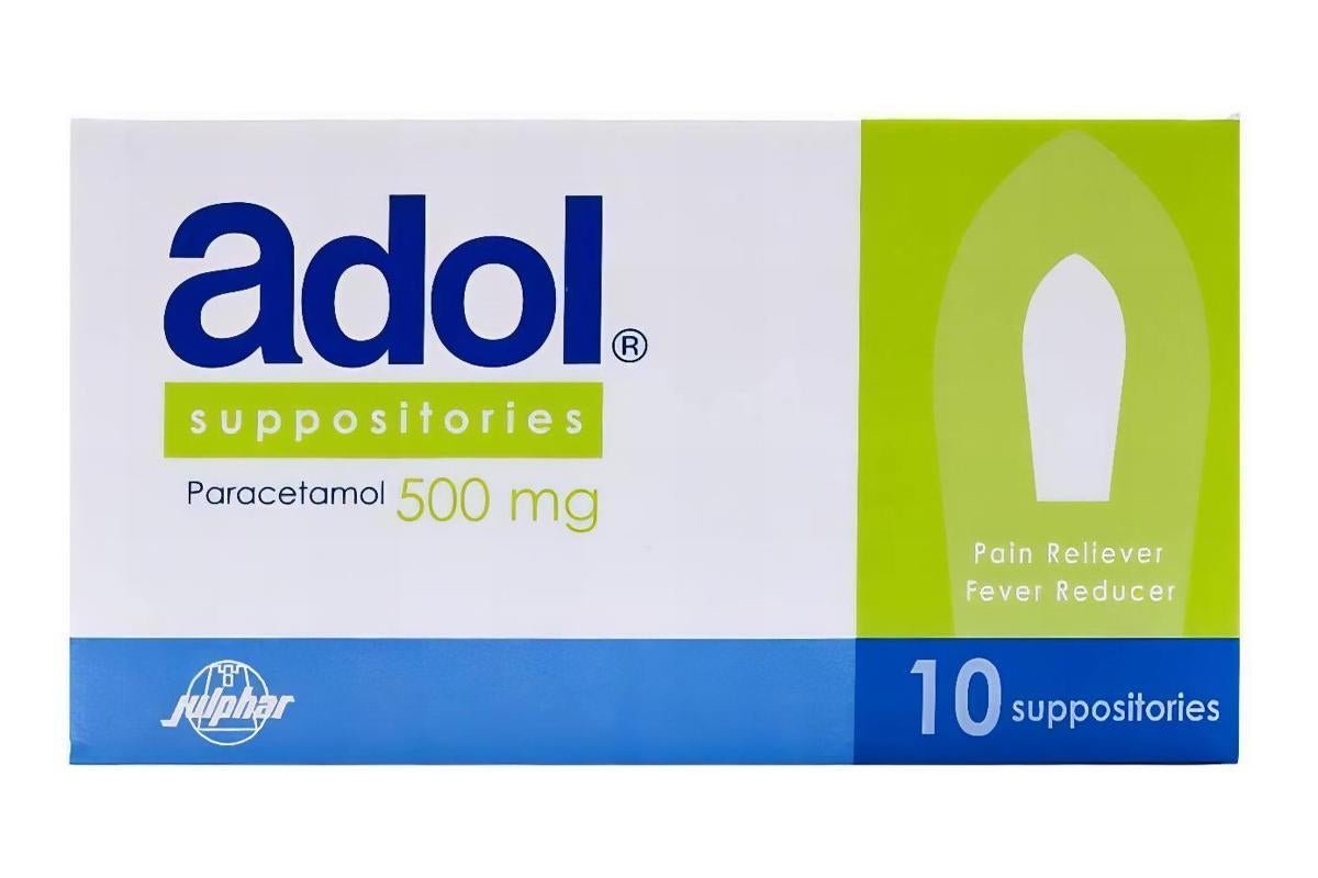 Adol 500 Mg Suppositories 10 Pieces