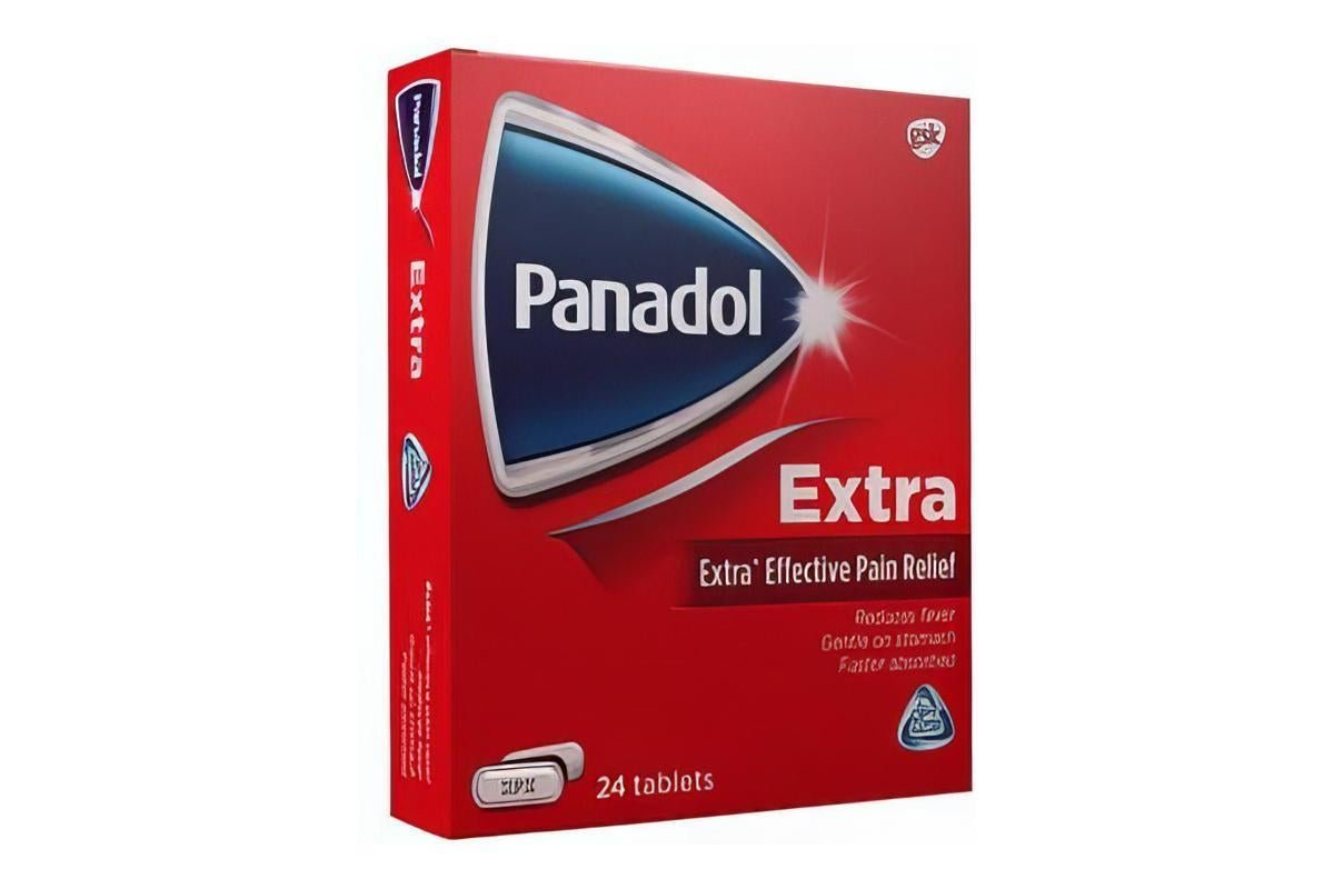 Panadol Extra Effective Pain Relief Reduces Fever, Gentle on Stomach Faster Absorbed 24 Tablets