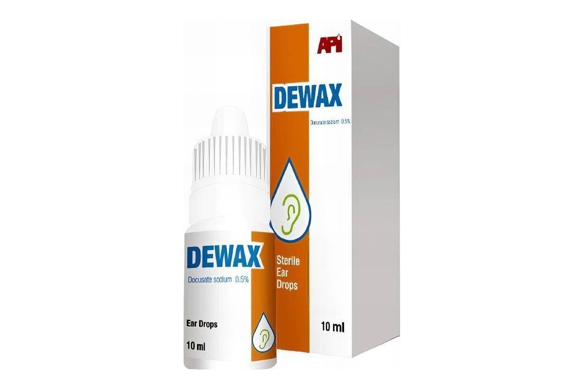 Dewax 5mg Docusate Sodium Ear Drops, 10ml