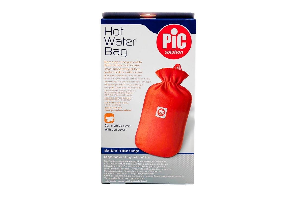 Pic Solution Hot Water Bag With Cover 1 Pc