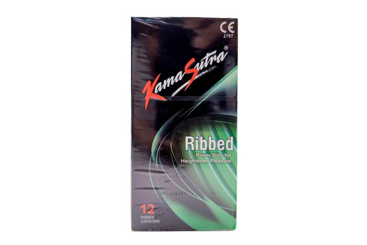 Kamasutra Ribbed Condoms 12s