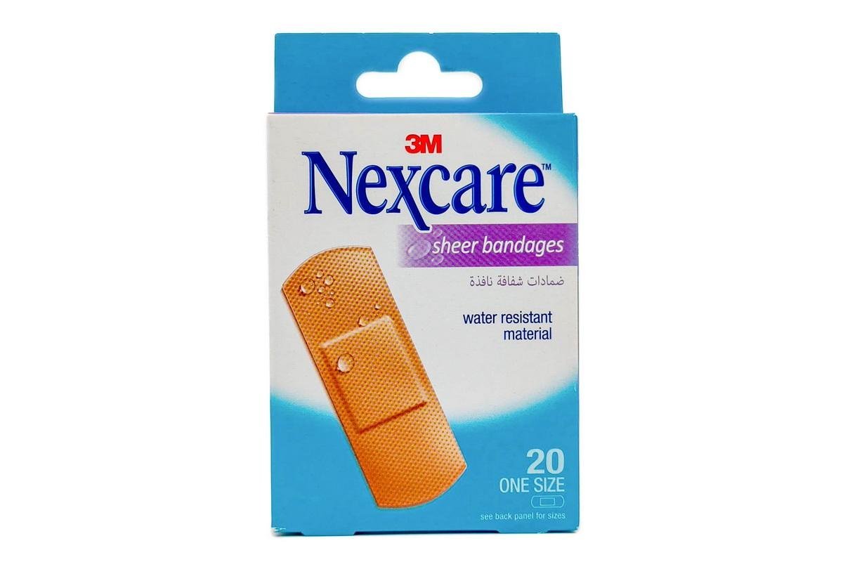 3M Nexcare 656 Sheer Bandages 20 Pieces