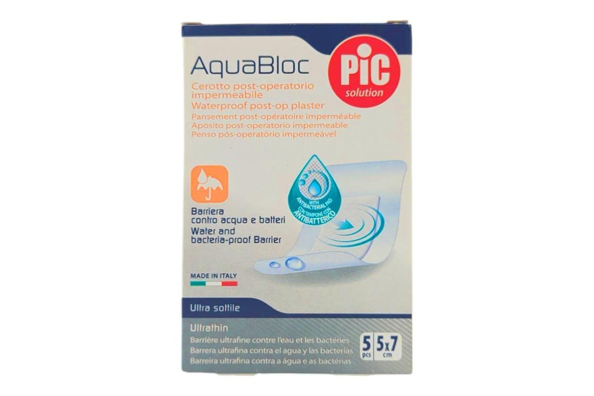 Pic AquaBloc Post-Op Plaster 5x7cm 5's