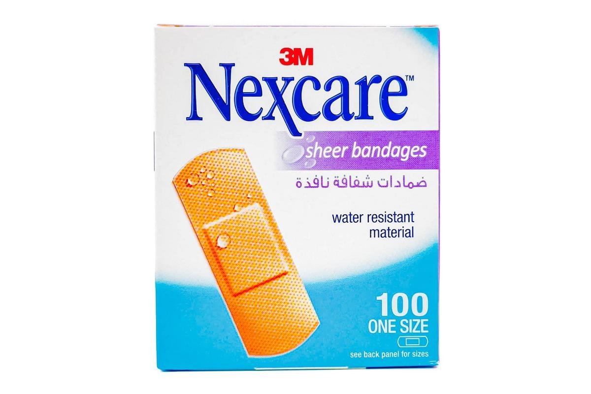 Nexcare Sheer Bandages 100 pcs
