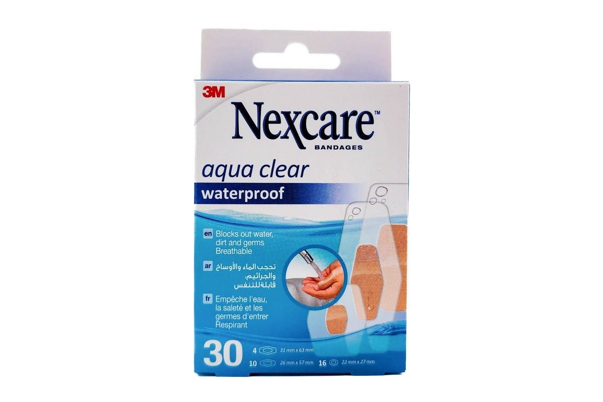 Nexcare Waterproof Assorted Bandages 30 Pieces