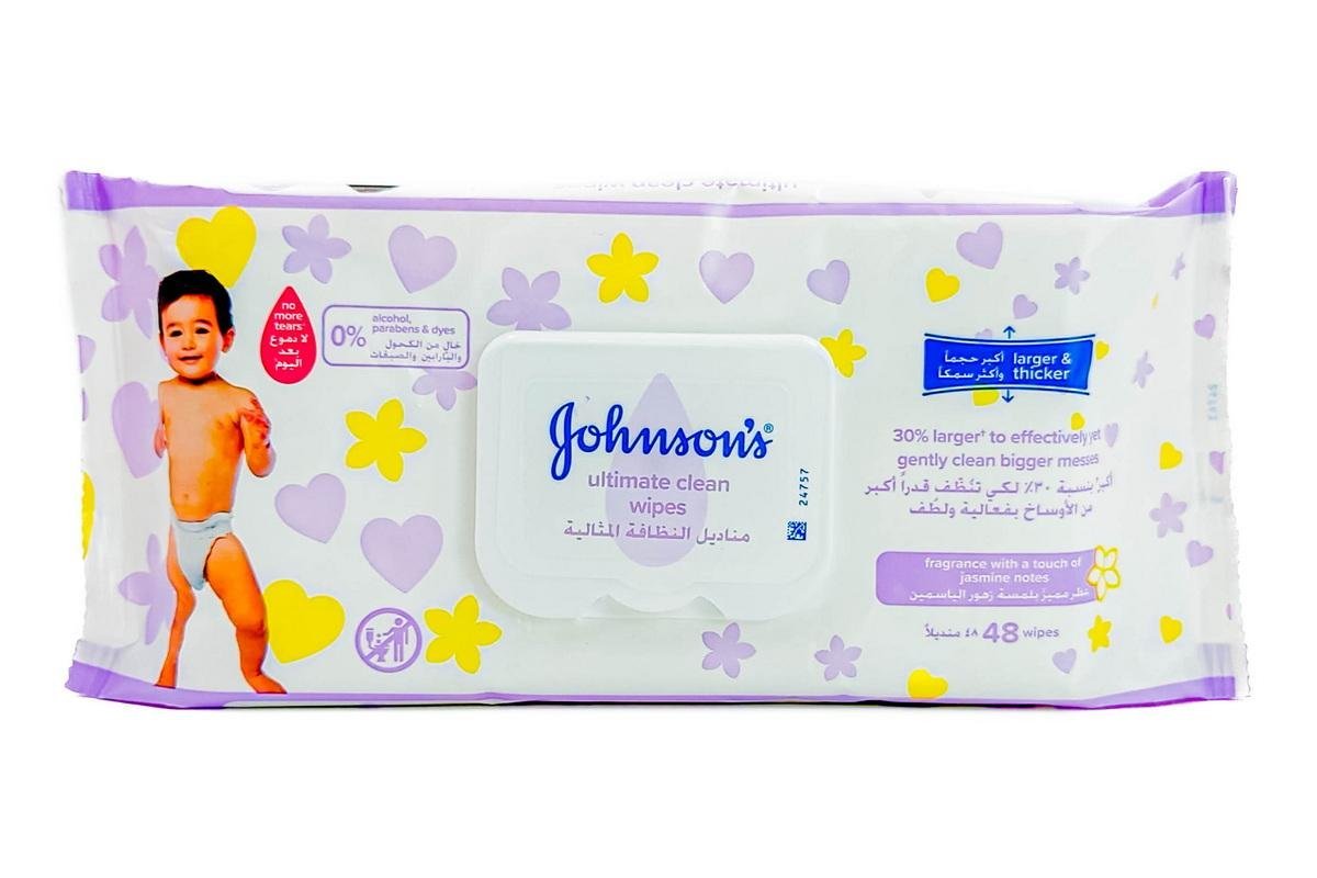 Johnson's Baby Ultimate Clean Wipes 48s