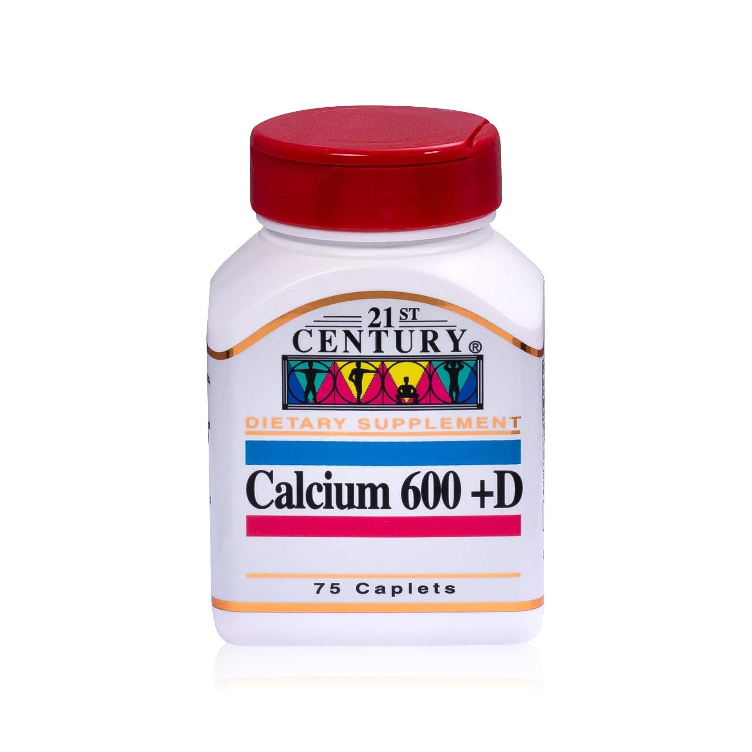 21st Century Calcium 600 + Vit D Capsules