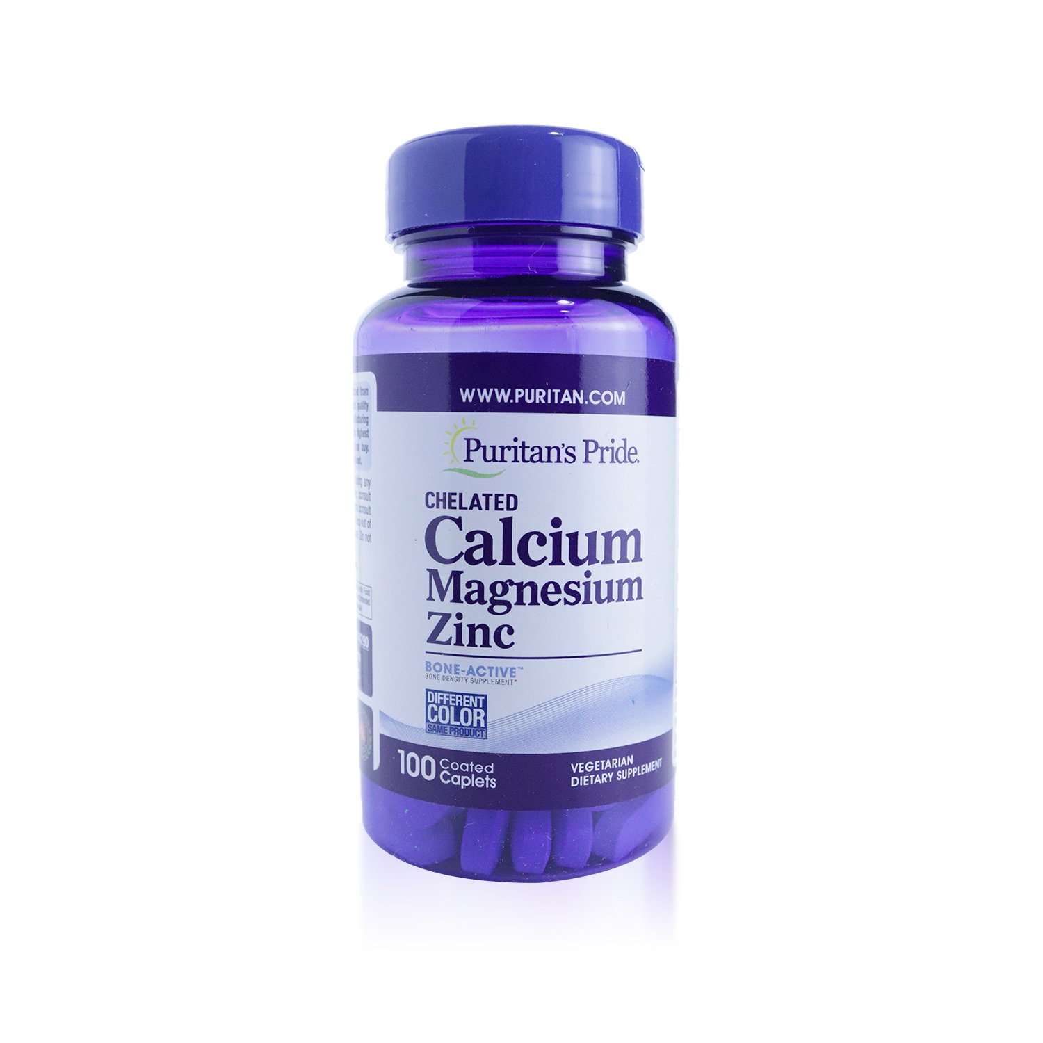 Puritan's Pride Calcium Magnesium Zinc Capsules, 100's