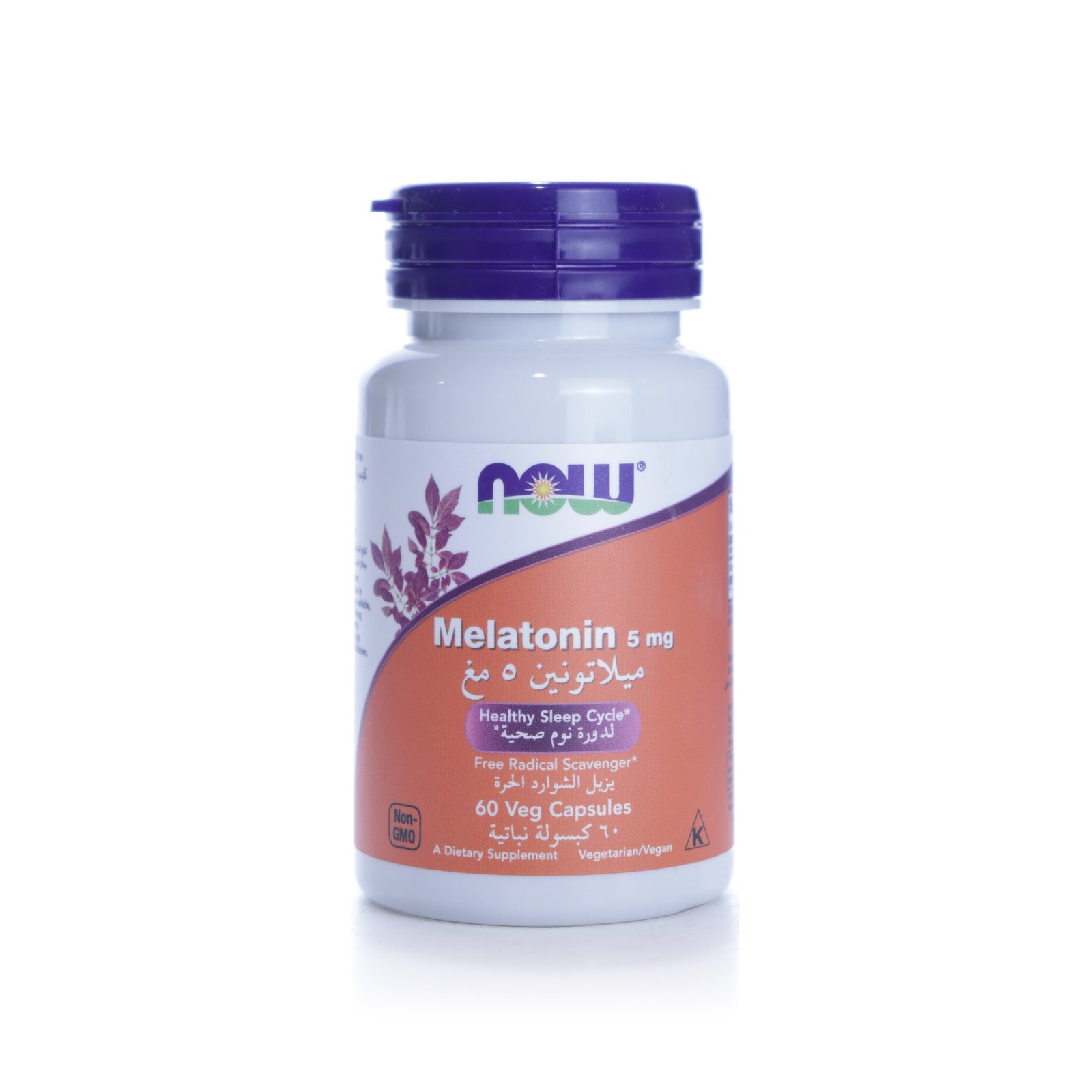 Now Melatonin 5mg Veg Capsules