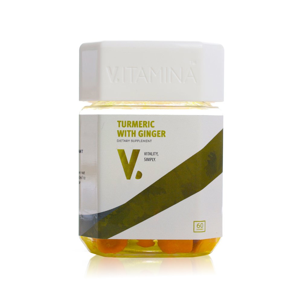 Vitamina turmeric with ginger gummies 60 s