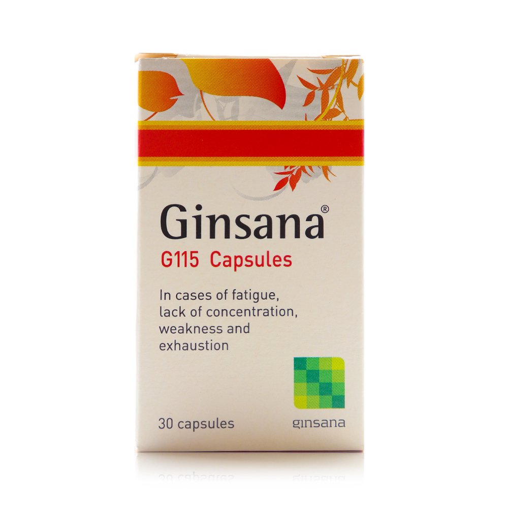 Ginsana G115 Capsules, 30