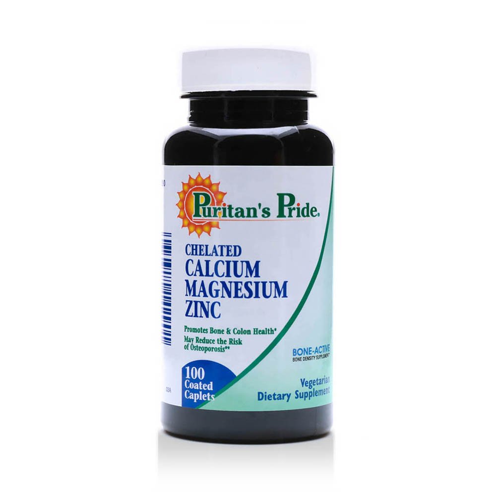 Puritan's Pride Calcium Magnesium Zinc Capsules, 100's