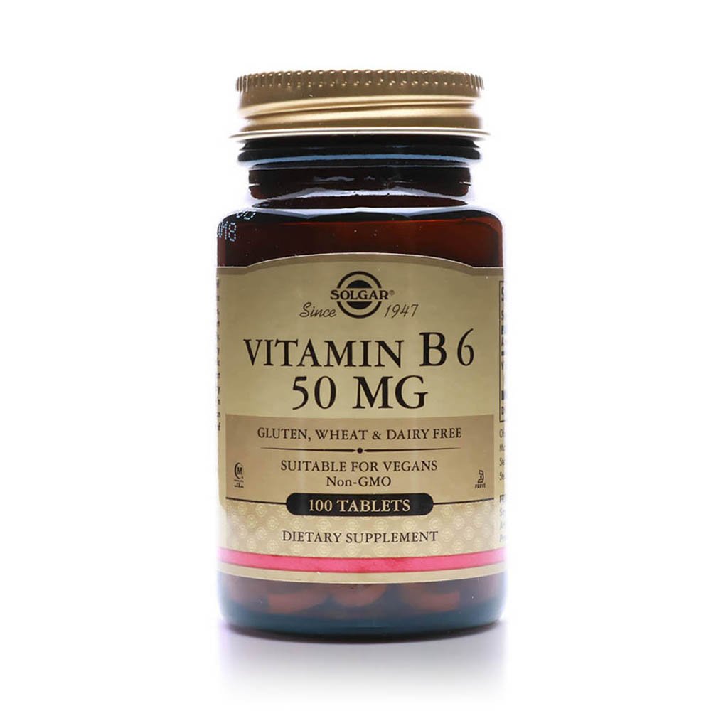 Solgar Vitamin B6 50mg, 100's