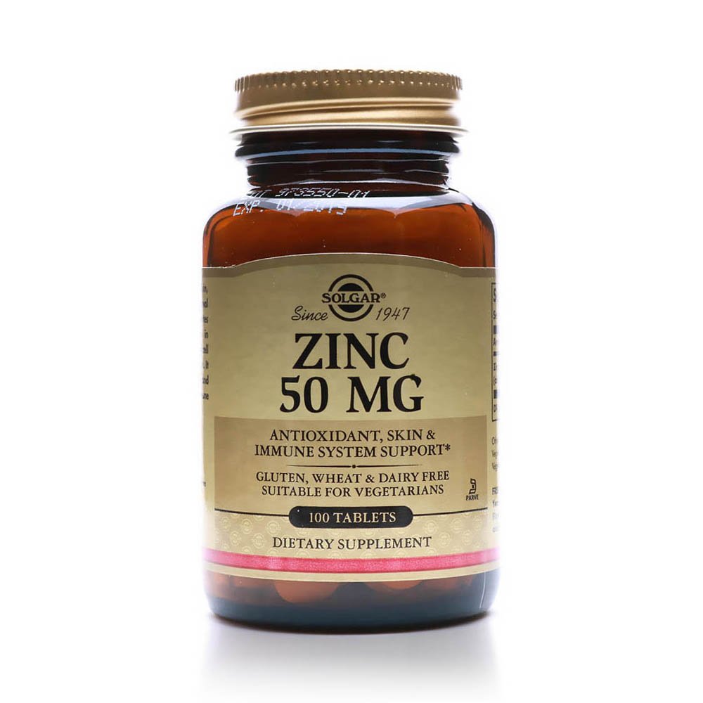 Solgar Zinc 50mg, 100's