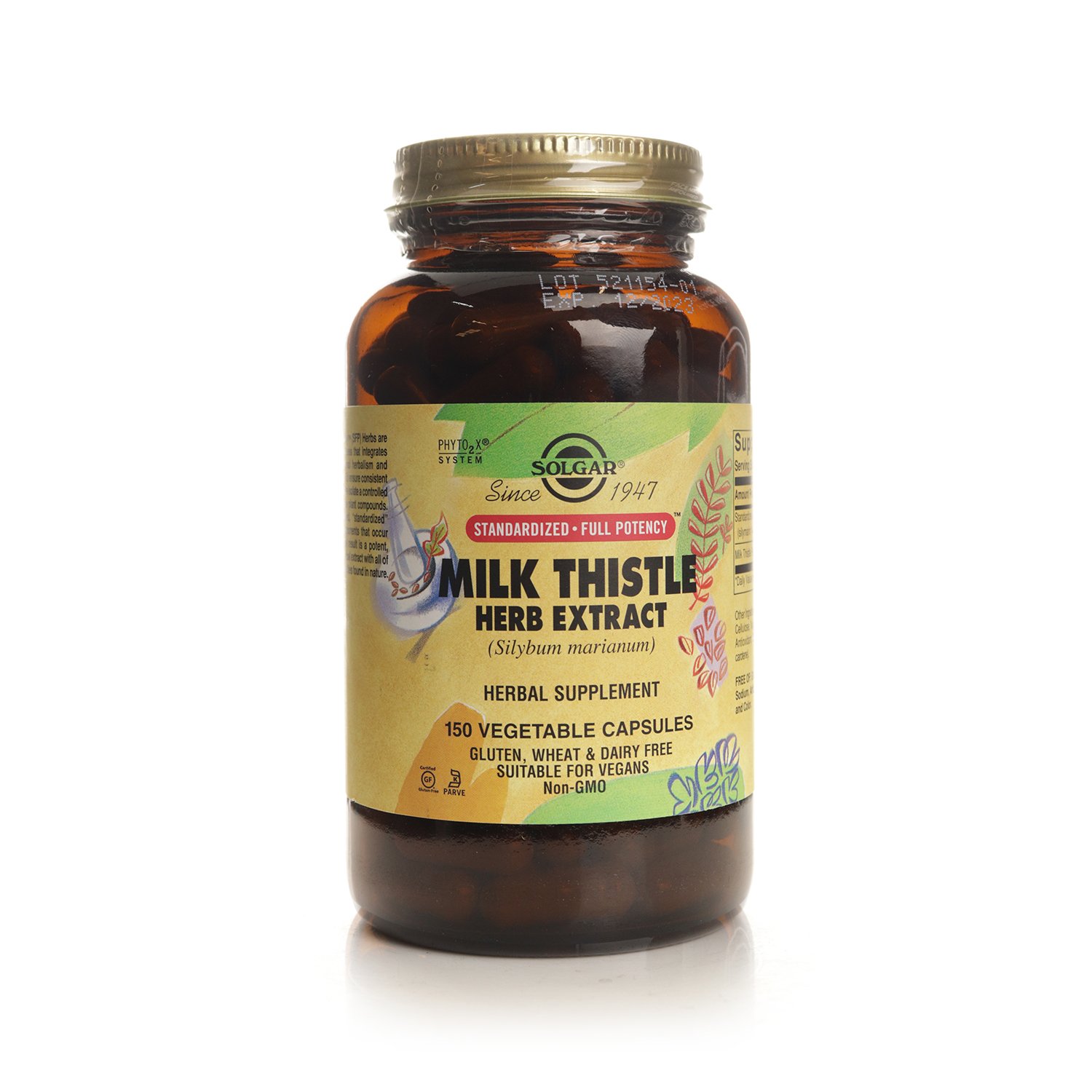 Solgar Fp Milk Thistle Veg Capsules