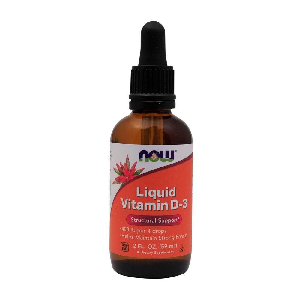 Now Liquid Vitamin D-3, 60ml