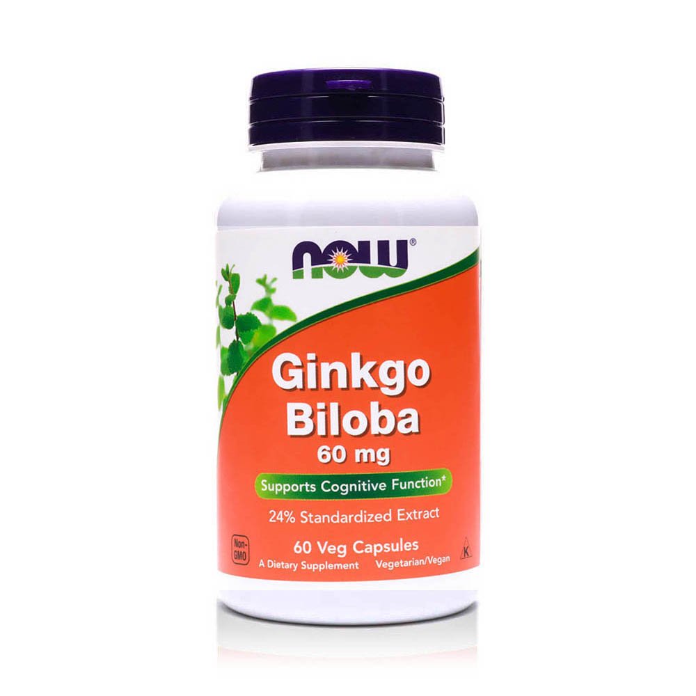 Now Ginko Biloba 60mg Capsules