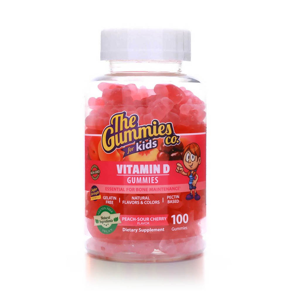 The Gummies Vitamin D For Kids Peach-Sour Cherry