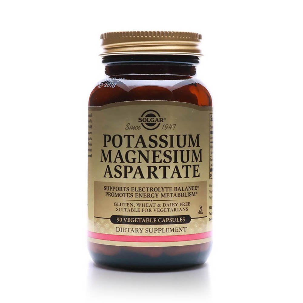 Solgar Potassium Mag Aspartate Vegicaps