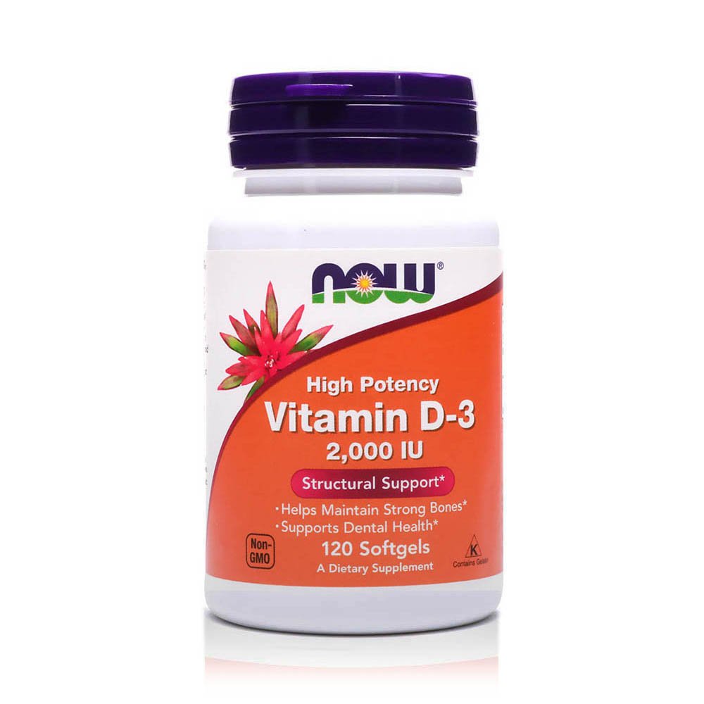 Now Vitamin D3 2000Iu, 120's