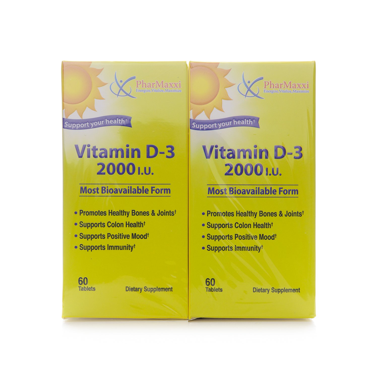 Sunshine vitamin d3 2000iu 60 tablets