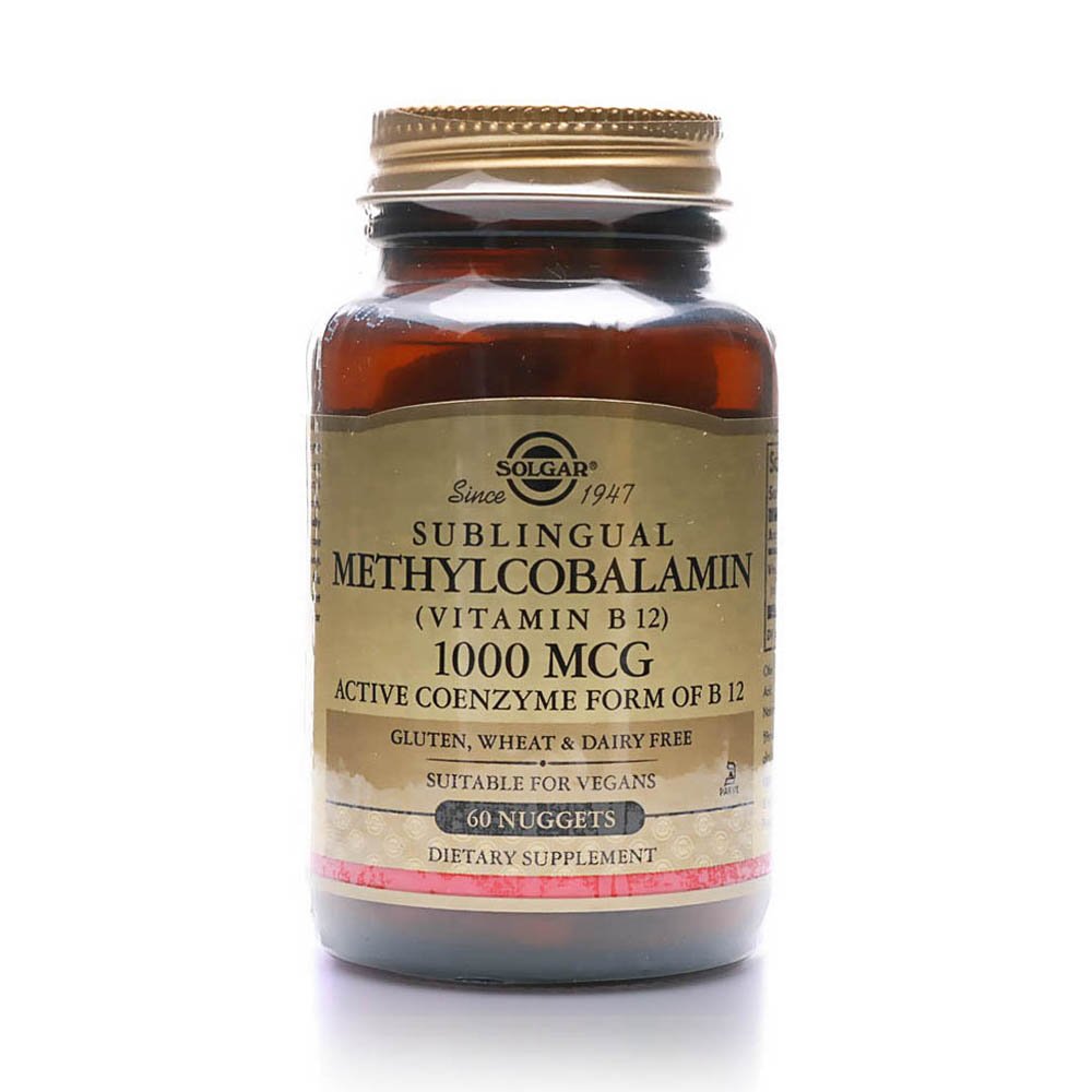 Solgar Methycobalamin Vitamin B12 1000mg Tablets