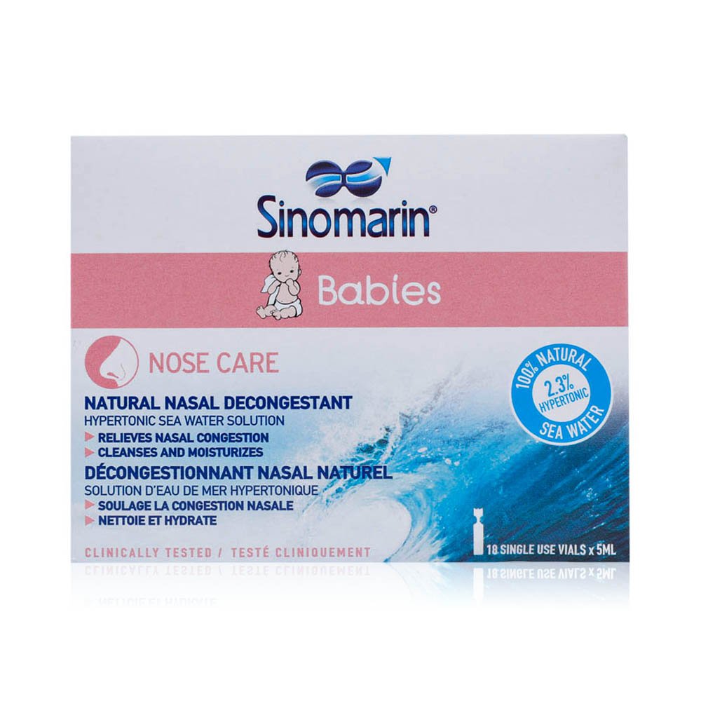 Sinomarin Baby Vials 5ml, 18's