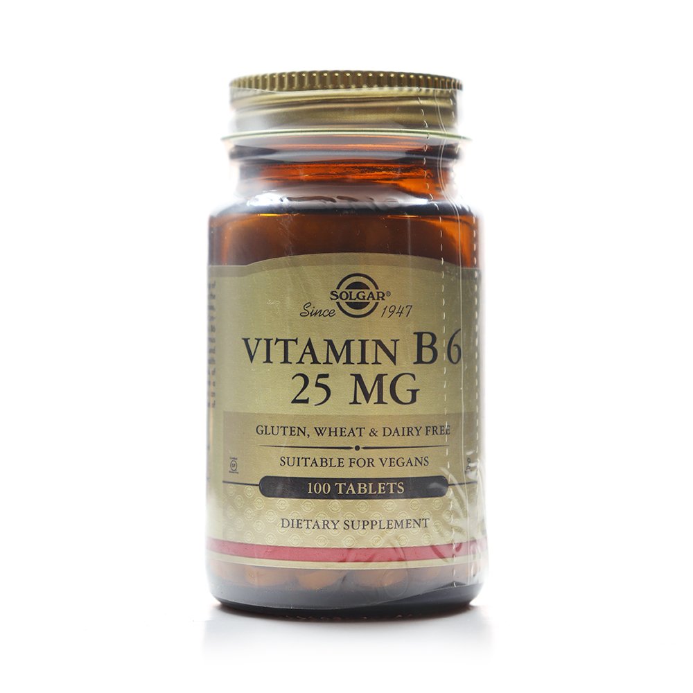 Solgar Vit B6 25mg Tablets