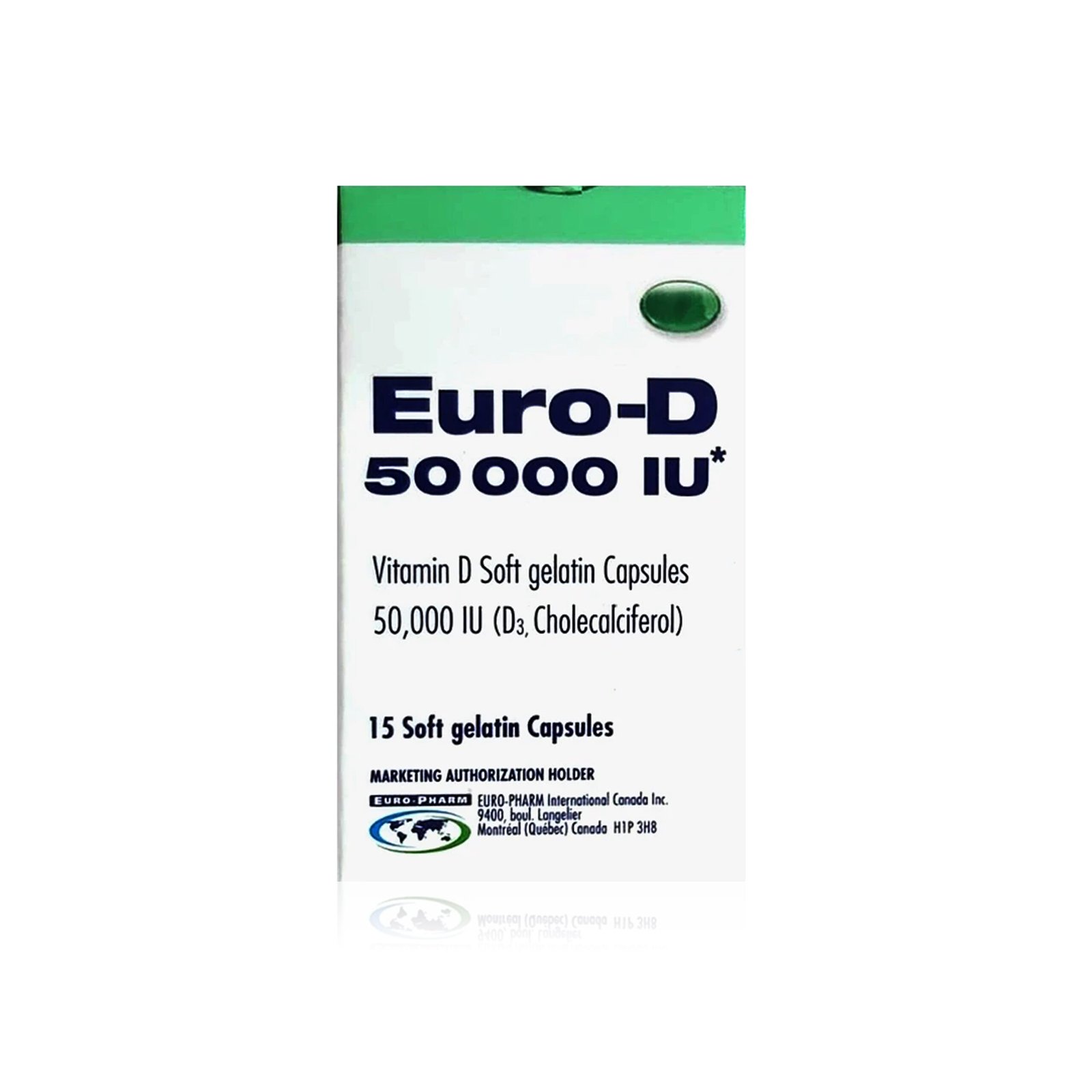 Euro D 50000 IU Softgel Capsules